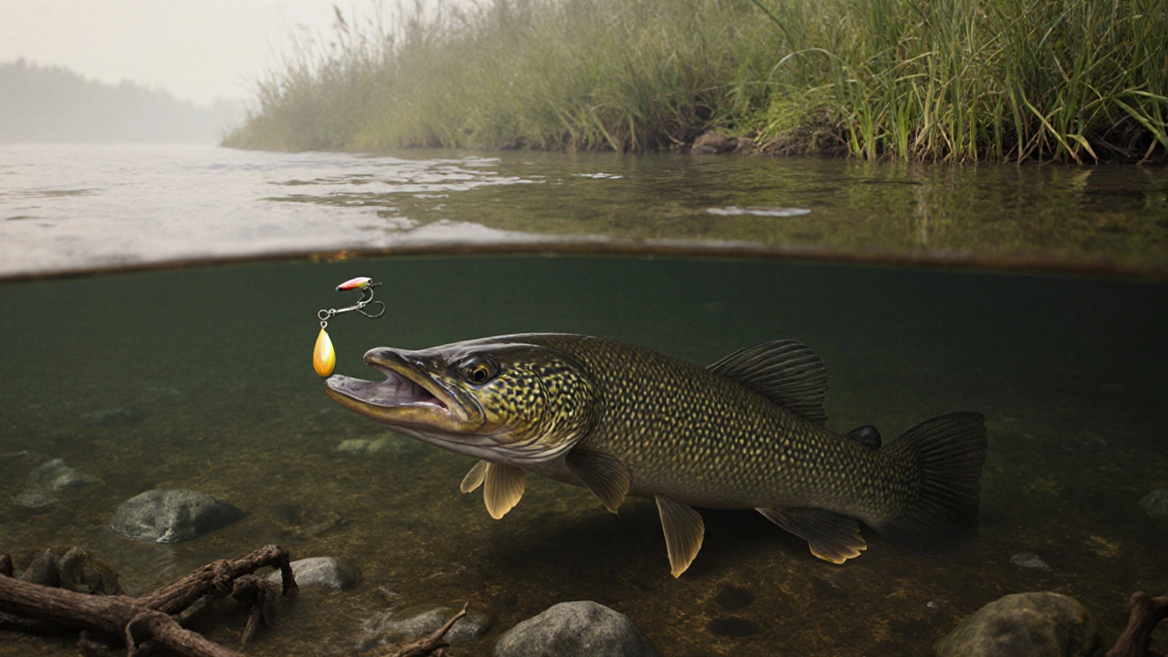 Где любит стоять щука: лучшие места для ловли в течение года