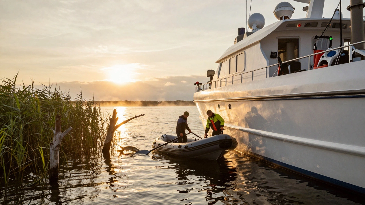 Как называется лодка на яхте и зачем она нужна рыбаку