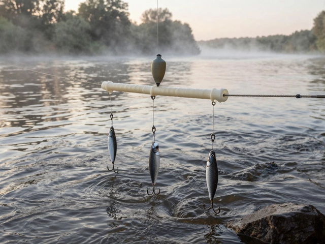 Как называется снасть с множеством крючков и где её используют?
